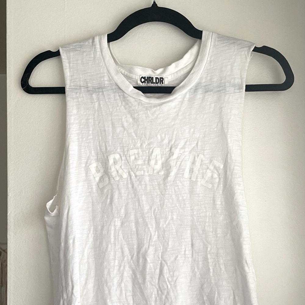 CHRLDR - “BREATHE” Tank Top